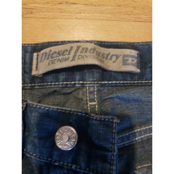 Diesel Jeans Men Blue Kulter Straight Workwear Normcore Italy 28 x 32 Button Fly - Picture 6 of 11